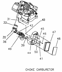 Part Location Diagram of 78601 Generac Element, Air Filter